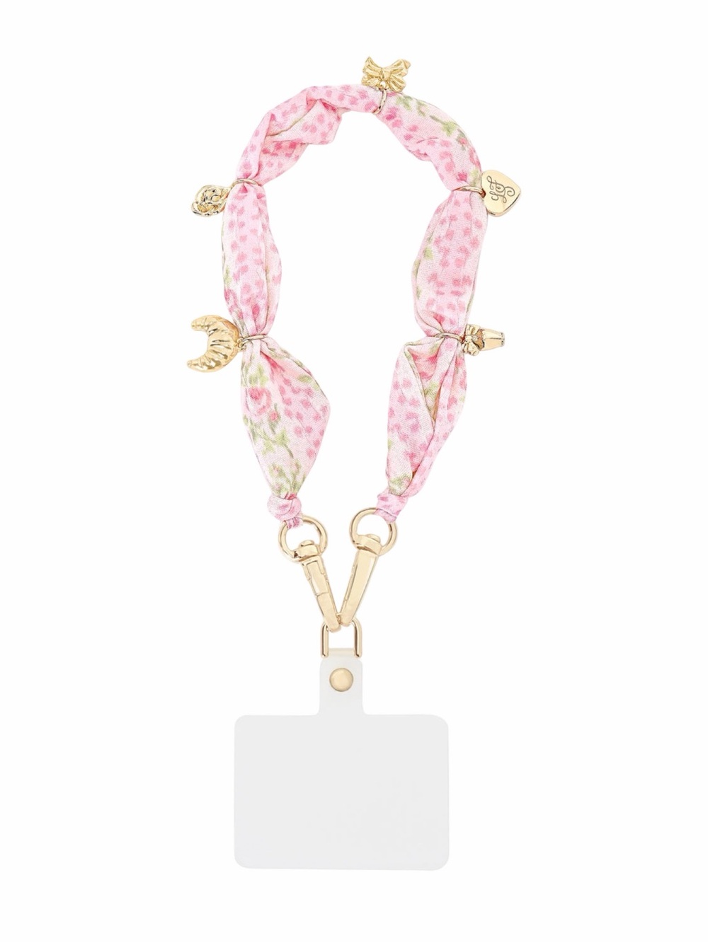 Case-Mate x LoveShackFancy x Target Blooming Heirloom Scarf Card Phone Charm